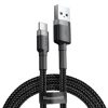Baseus Cafule Cable durable nylon cord USB / USB-C QC3.0 2A 2M black-gray