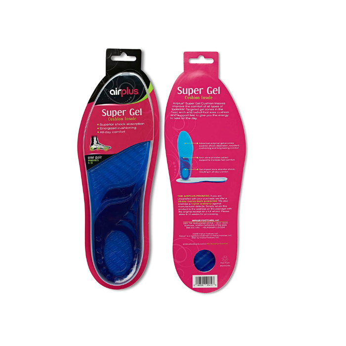 Airplus super gel on sale insoles