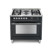 Scanfrost 4 Gas Burners 2 Hotplate Cookers With Oven / Grill APSCCKFG25