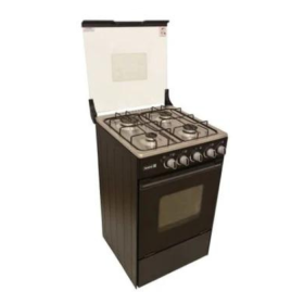 Scanfrost 50X50 4 Gas Burners With Gas Oven Black- SFC5402B