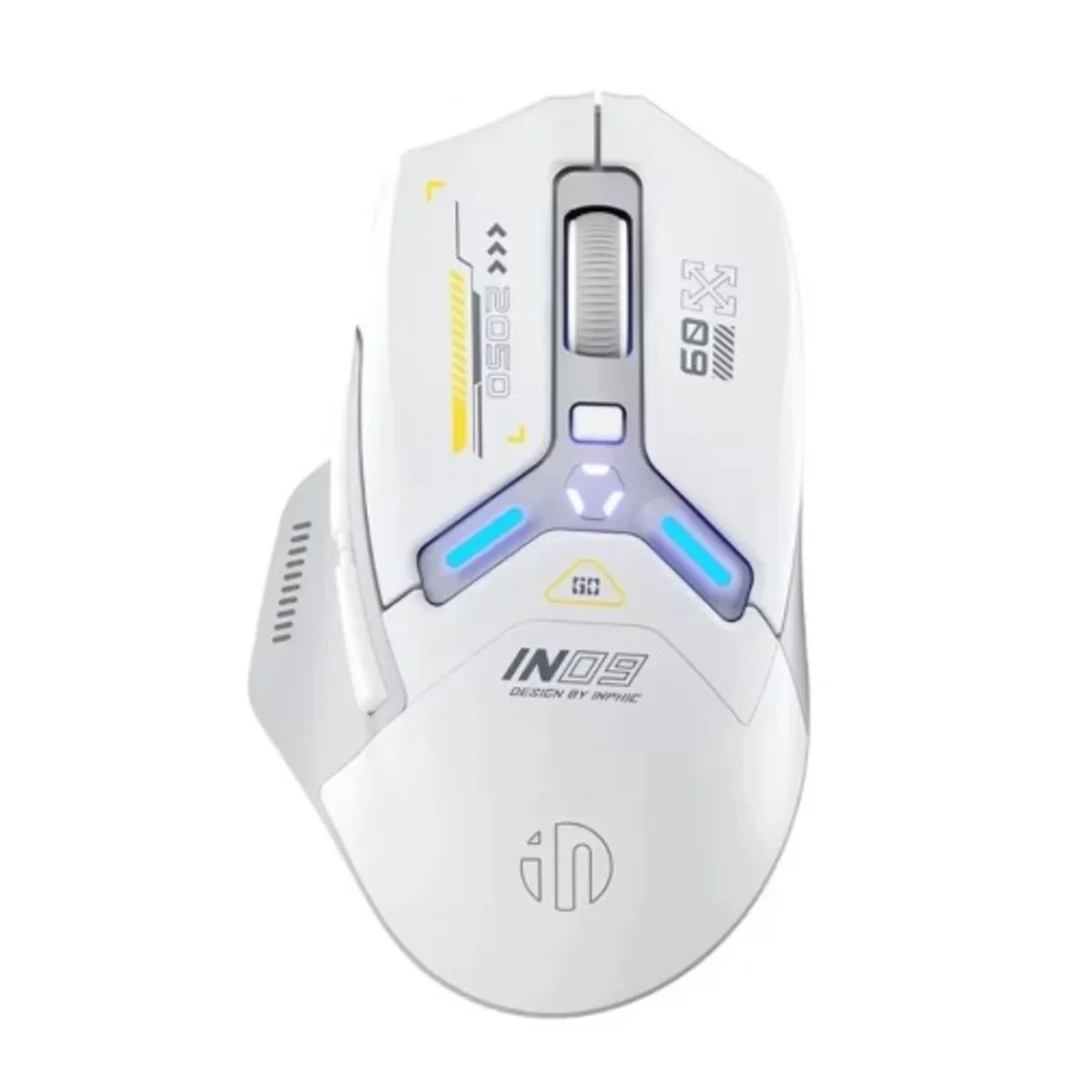 1n9 Upgraded Tri-mode Wireless Gaming Mouse – Rechargeable, Silent Click, Multi-device (RGB)
